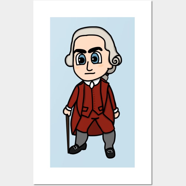 Chibi Sam Adams (Large Print) Wall Art by Aeriskate